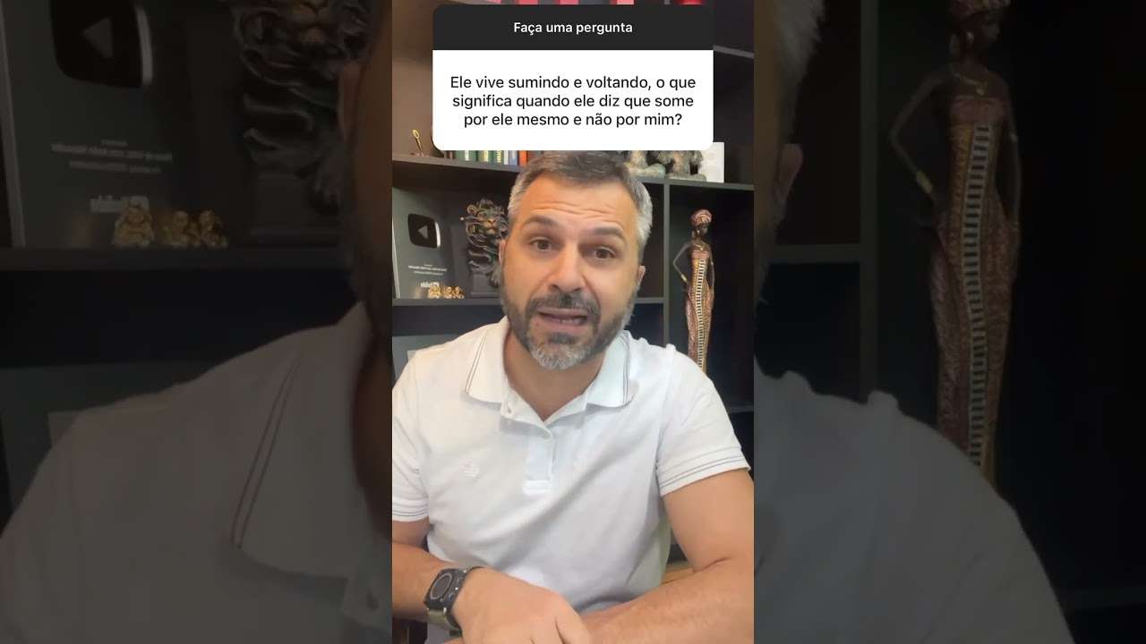 Ele vive sumindo e voltando #shorts