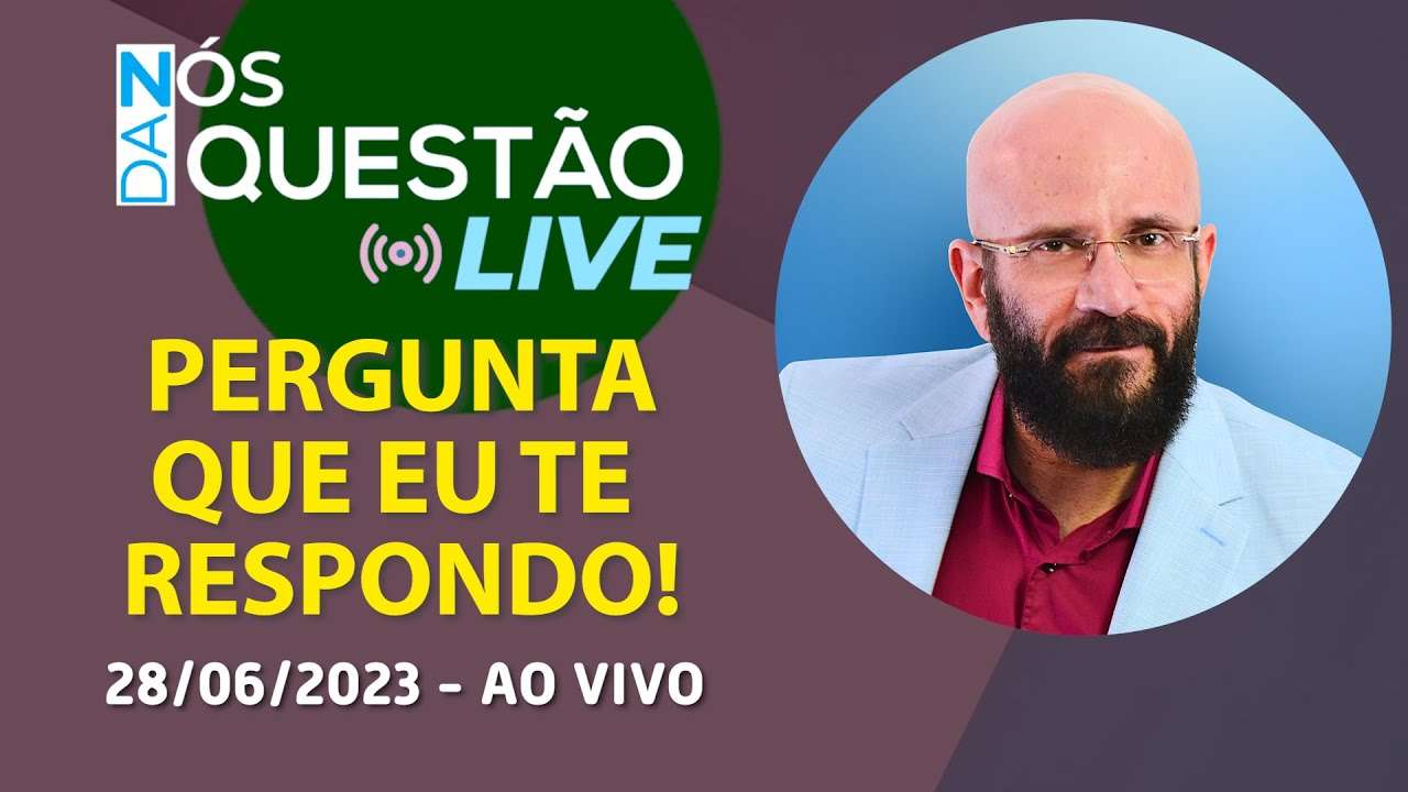 LIVE COMIGO AGORA - PERGUNTA QUE EU TE RESPONDO 28 06 2023 | Psicólogo Marcos Lacerda